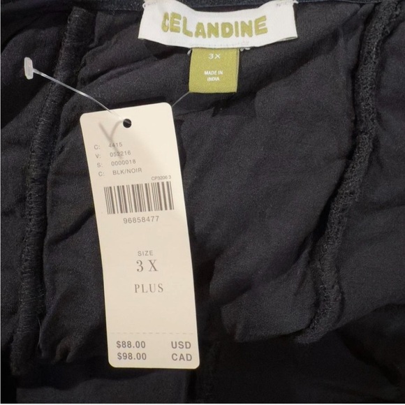 Anthropologie Celandine Strapless Ruched Asymmetrical Hem Midi Dress Plus Size​ - Picture 10 of 12